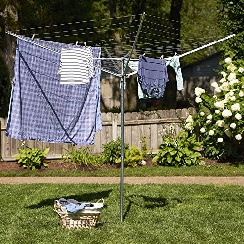 Household Essentials 17120-1 Rotary Outdoor Umbrella Drying Rack