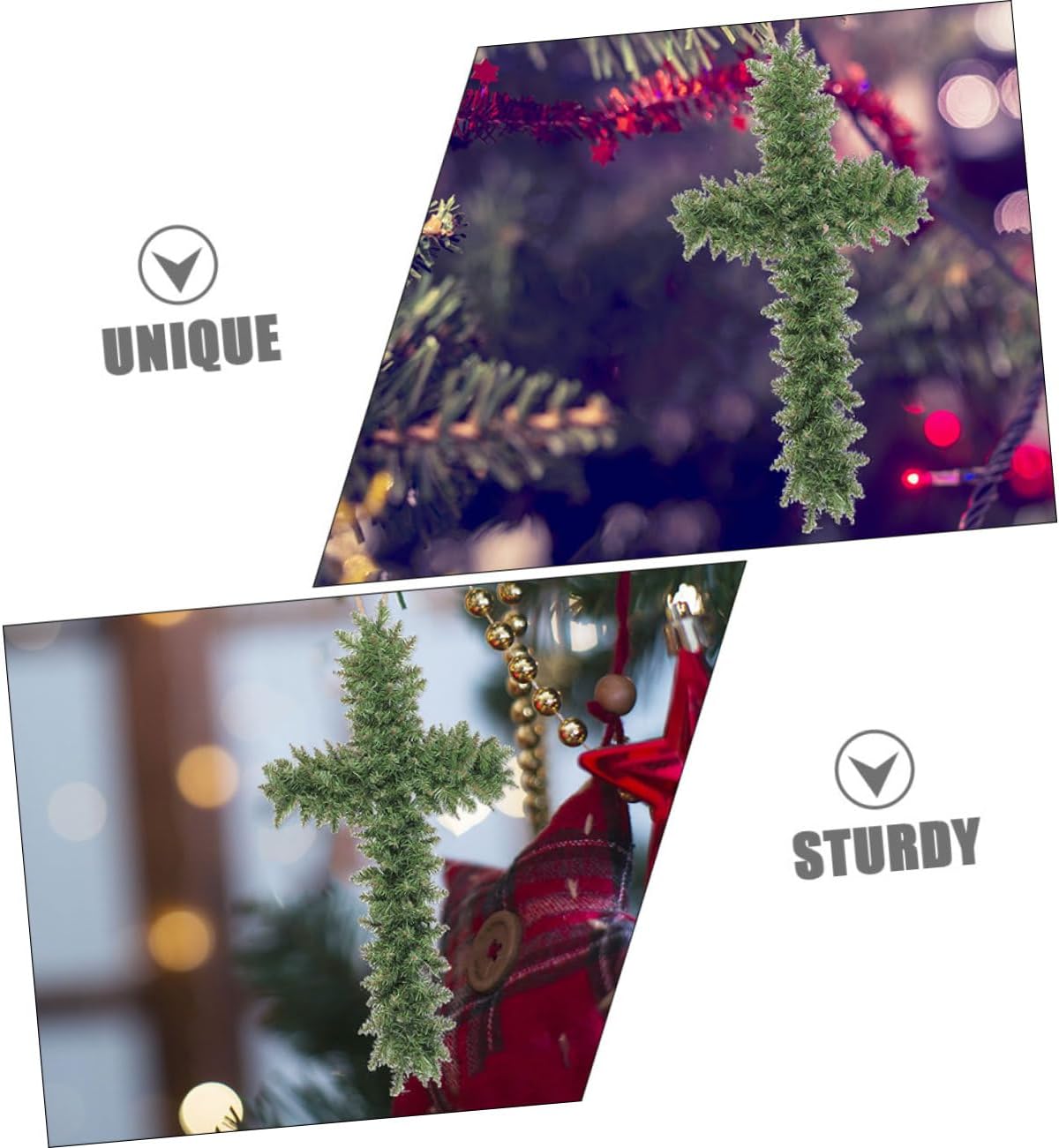 VINTORKY Wreath Frame Garland for Easter Christmas Decor