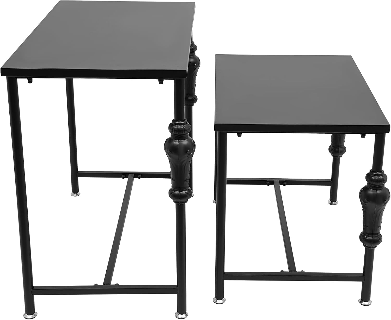 2 Pcs Free Standing Display Tables for Retail Stores