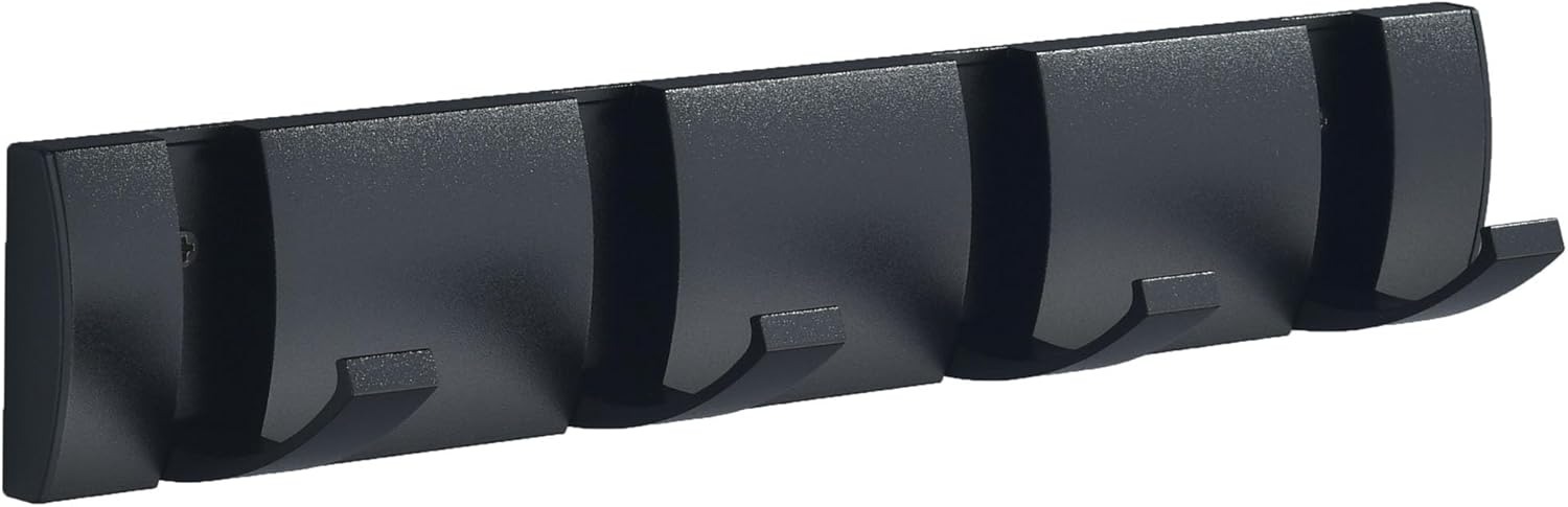 Modern Wall Mounted Coat Rack with 4 Hooks