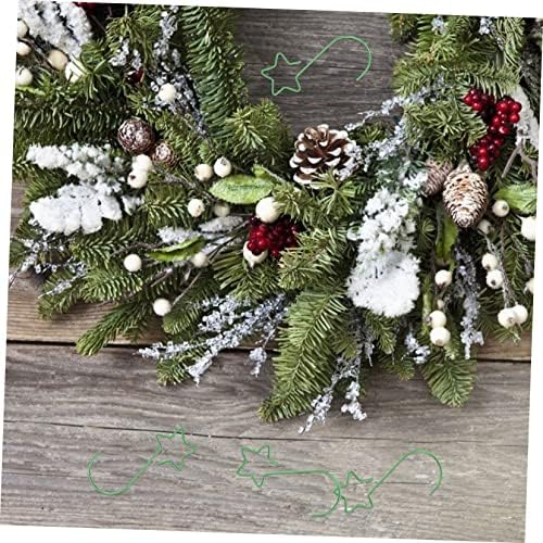 2 Packs Christmas Wreath Hooks Metal Decorations for Festive Decorations
