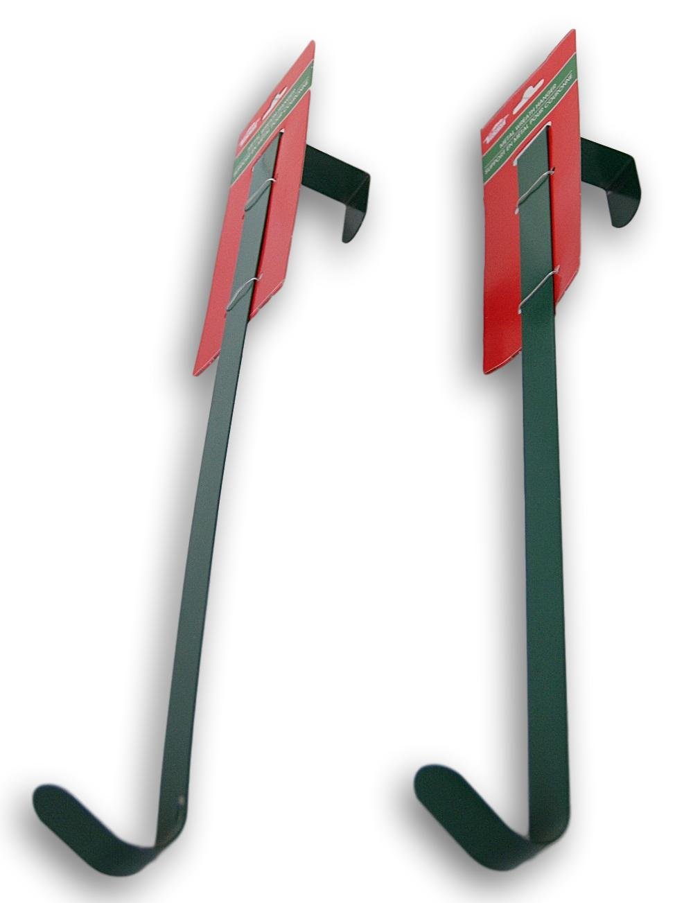 Christmas House Green Wreath Door Hook Set 2 Count