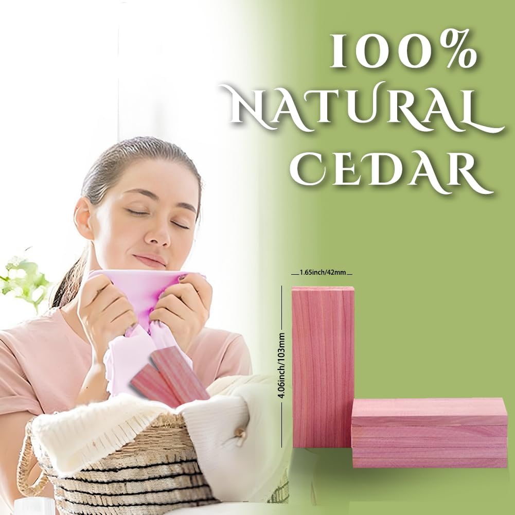 Cedar Space Red Cedar Blocks for Closet Storage
