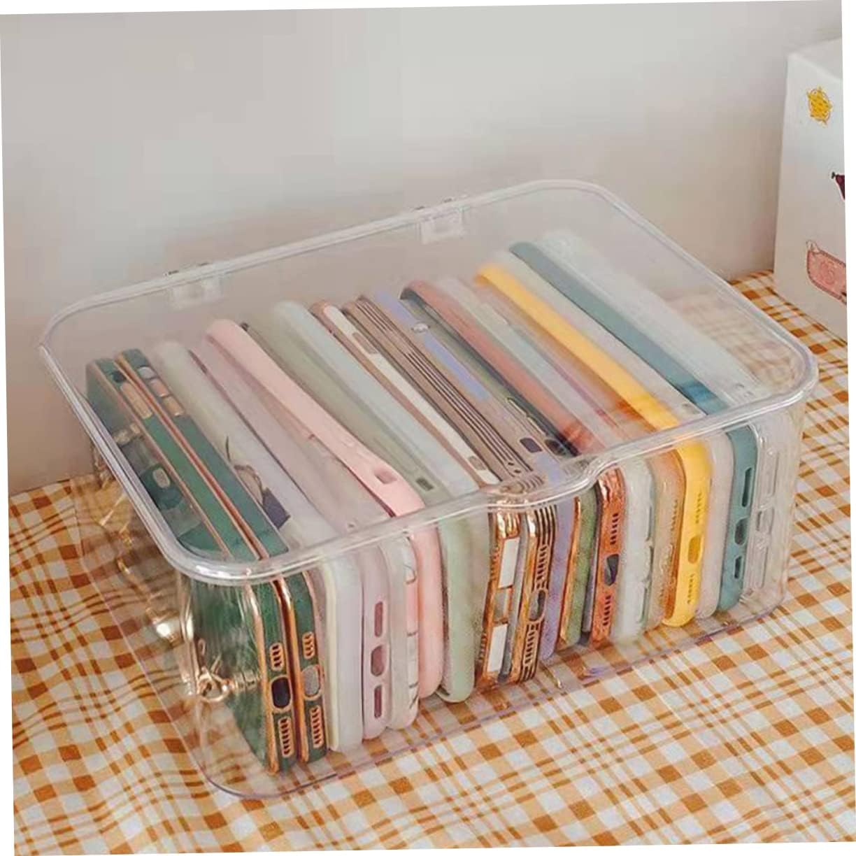 VICASKY Small Box Storage Organizer for Office and Home Use