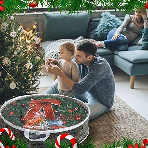ProPik 24 Inch Clear Wreath Storage Bag 2 Pack