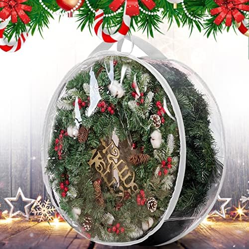ProPik 24 Inch Clear Wreath Storage Bag 2 Pack