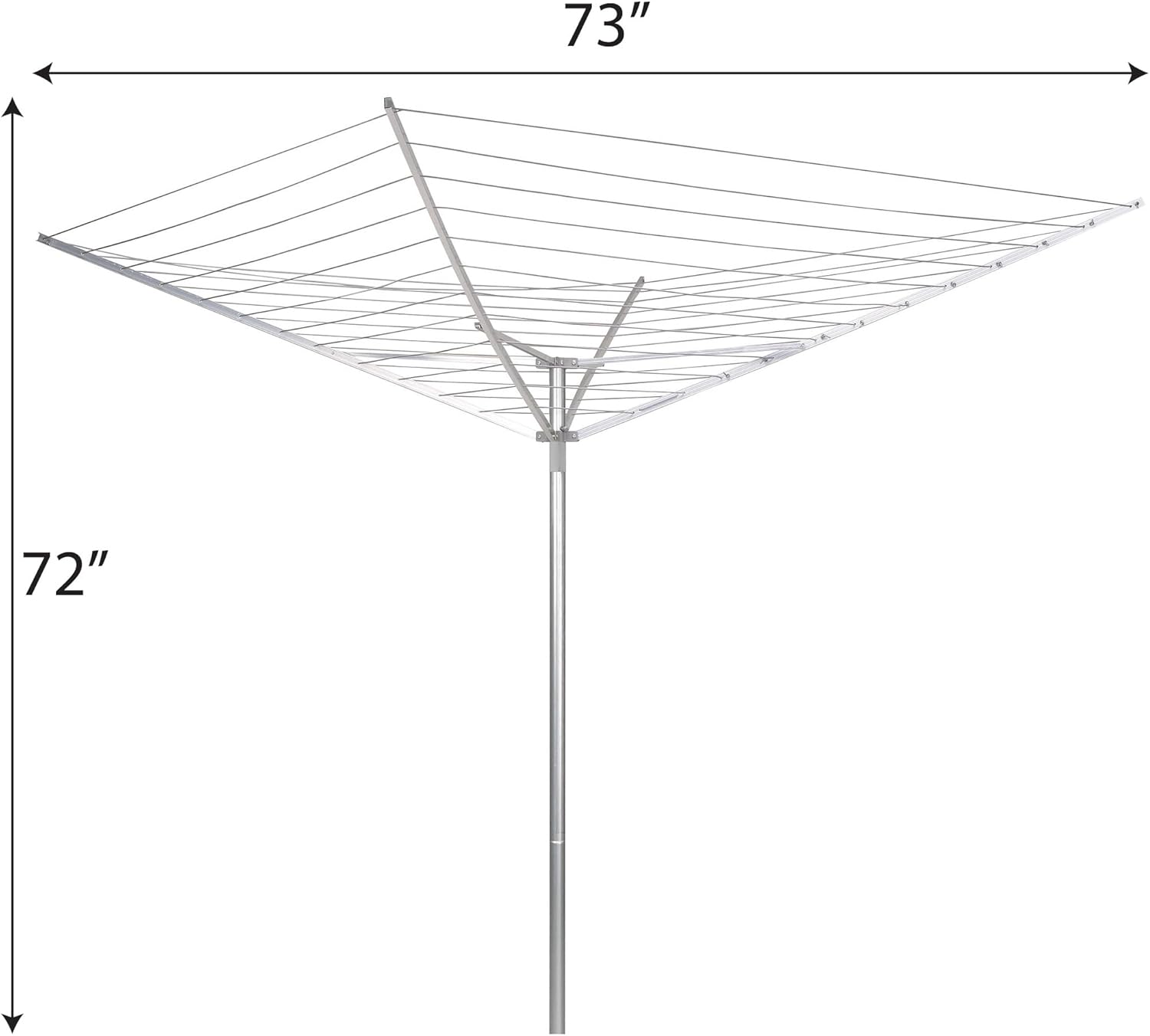 Household Essentials 17120-1 Rotary Outdoor Umbrella Drying Rack