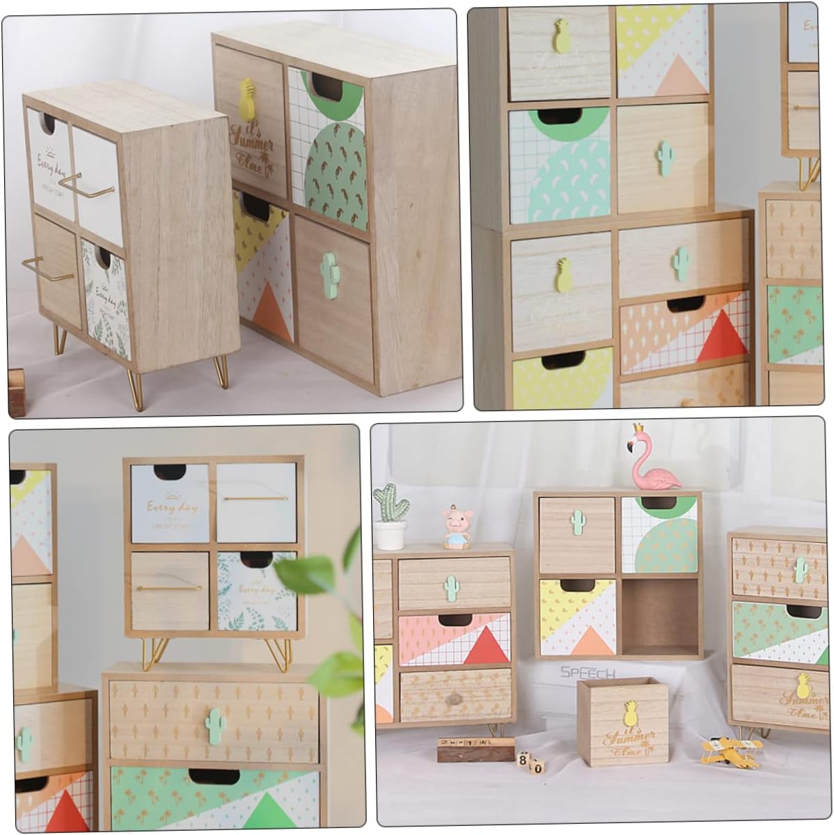 Didiseaon Creative Storage Box for Jewelry Cosmetics and Phones Space Saver
