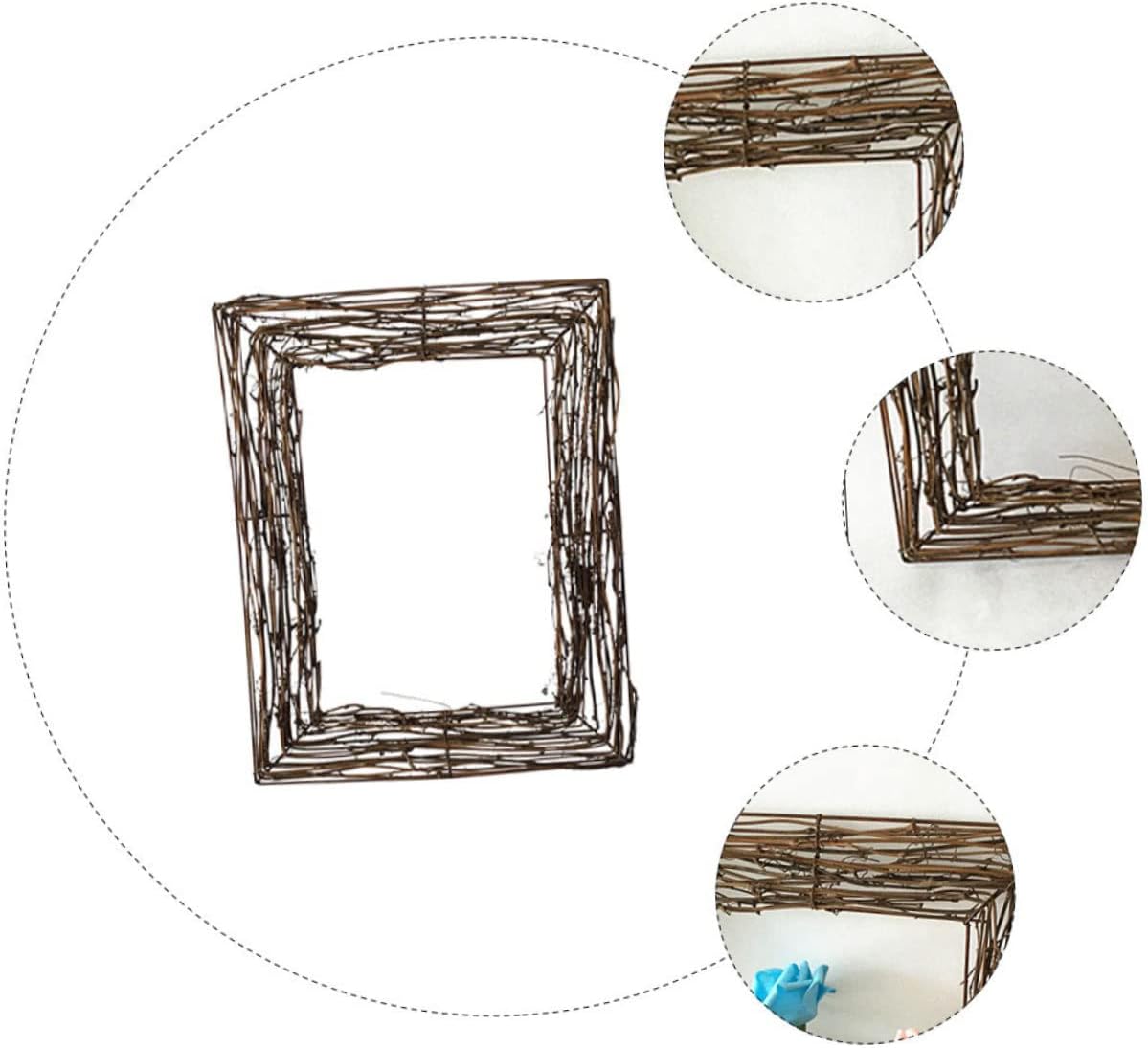 Eco-Friendly Rattan Wreath Hanger Base