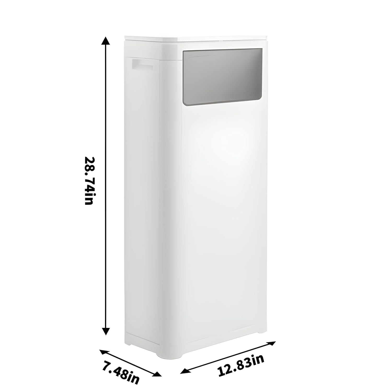 WanWanKa 8 Gallon Trash Can with Press Top Lid