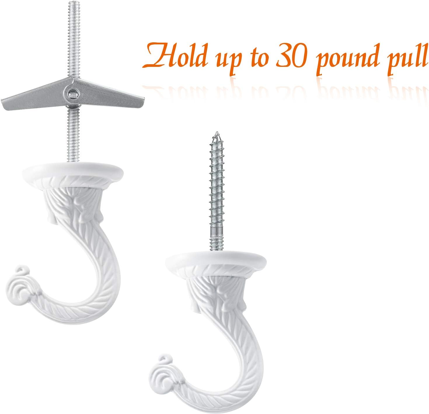 Hotop 6-Piece Ceiling Hooks Heavy Duty