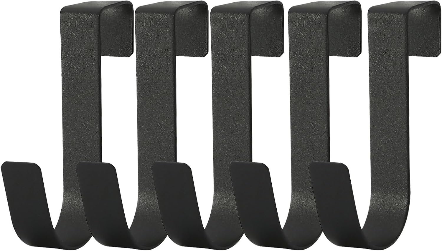 eywlwaar Cabinet Door Hooks 5 Pack Black