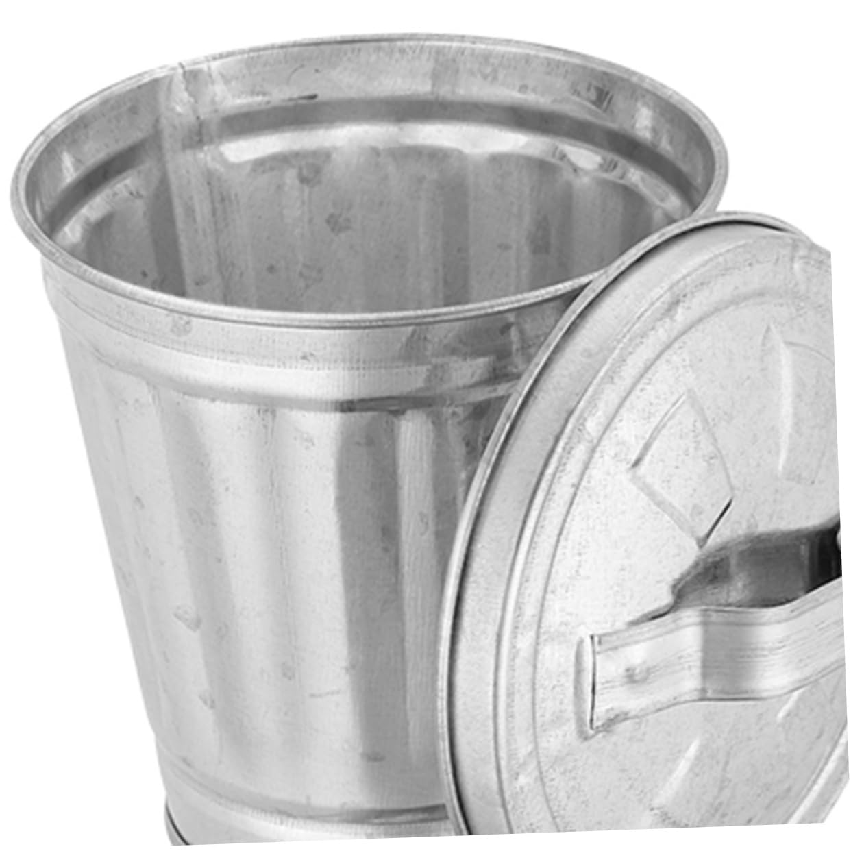 Jojofuny 9 Pcs Metal Mini Trash Can - Space-Saving Storage Bins with Lids