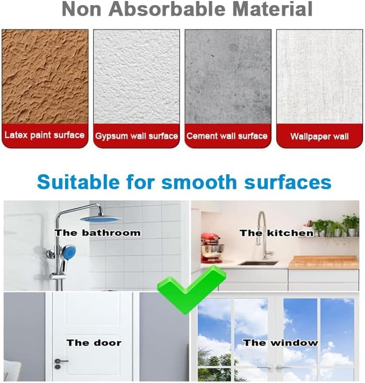 6 Pack Clear Suction Cup Hooks Heavy Duty Reusable Wreath Hangers for Glass Windows Smooth Doors