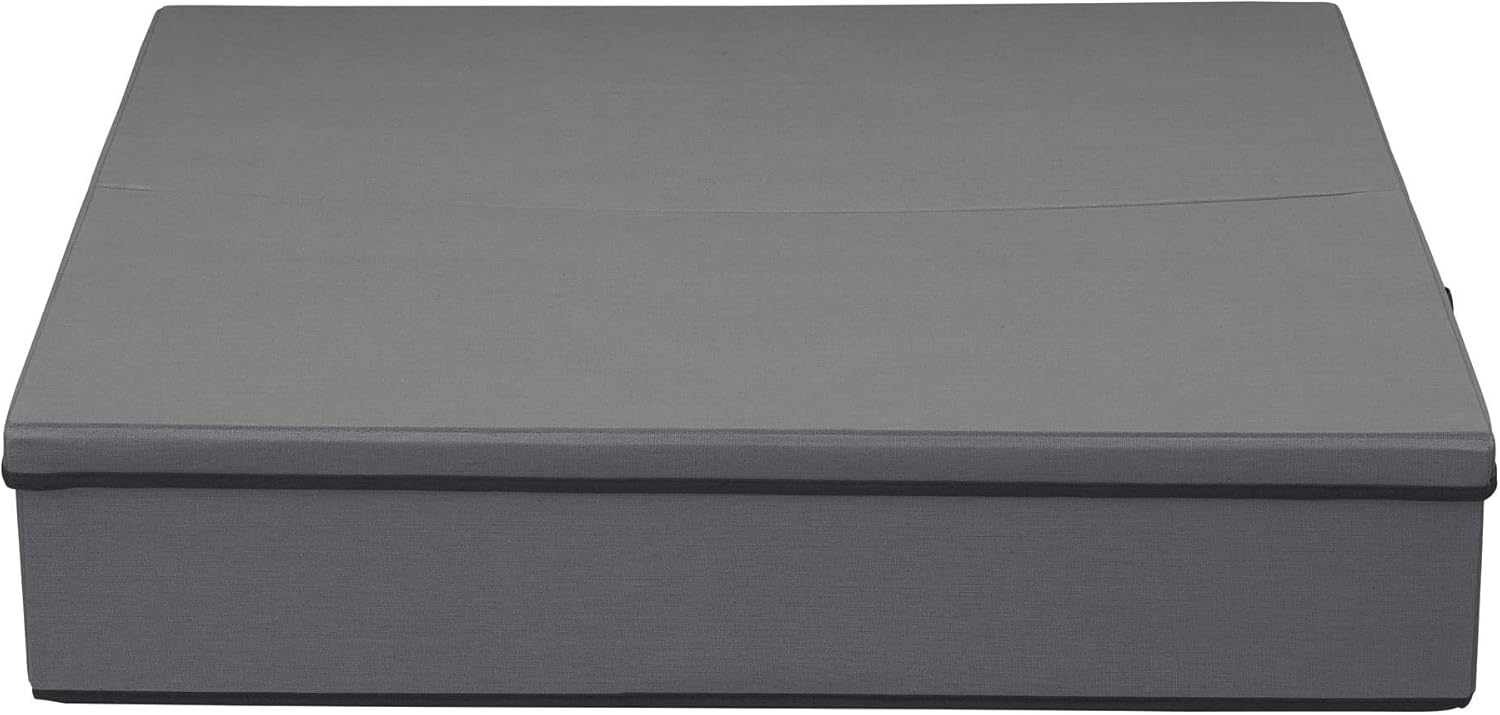 Household Essentials Gray Wreath Storage Container 30 Inch