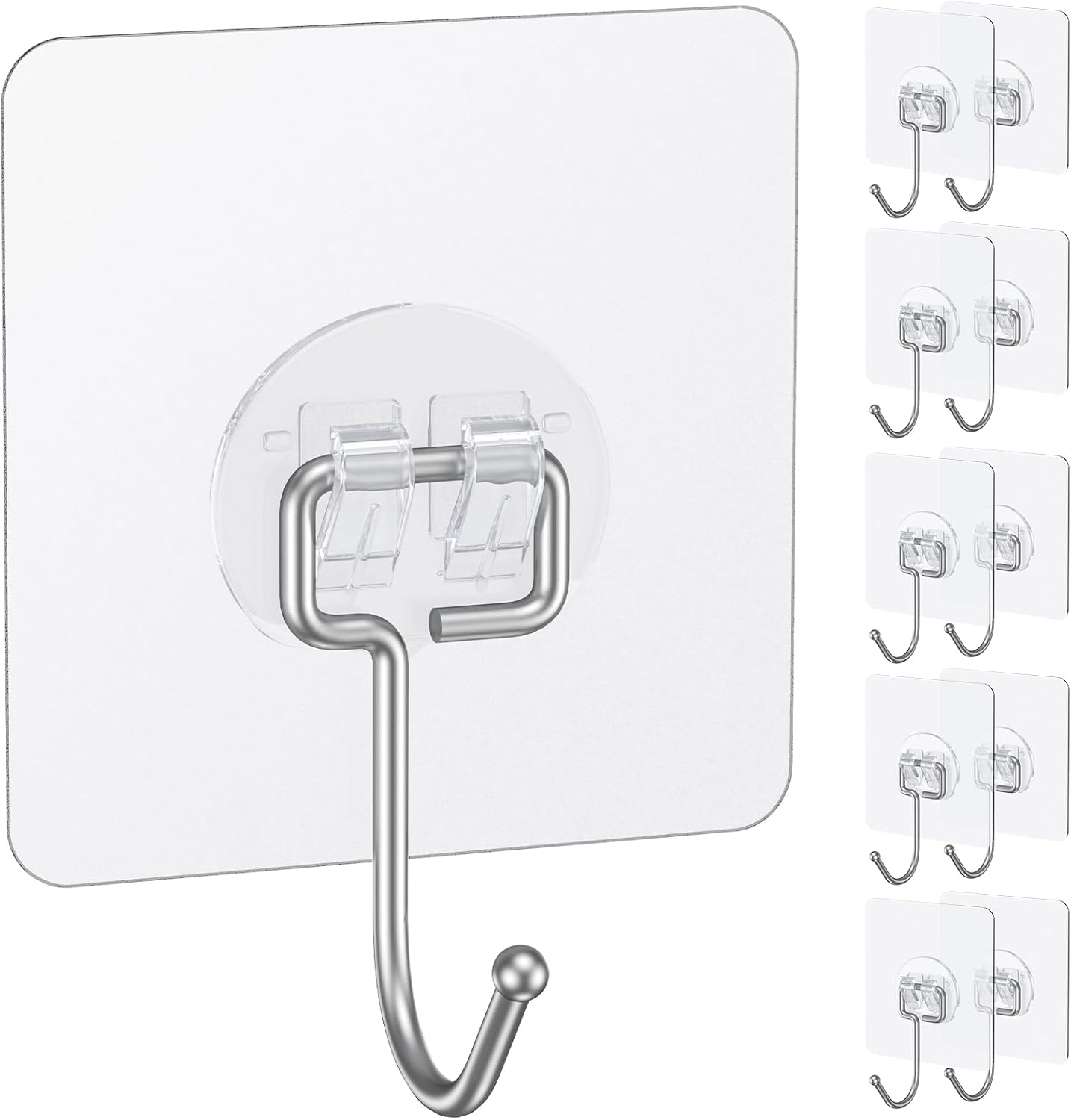 Uniclife 10 Pcs Heavy Duty Wall Hooks