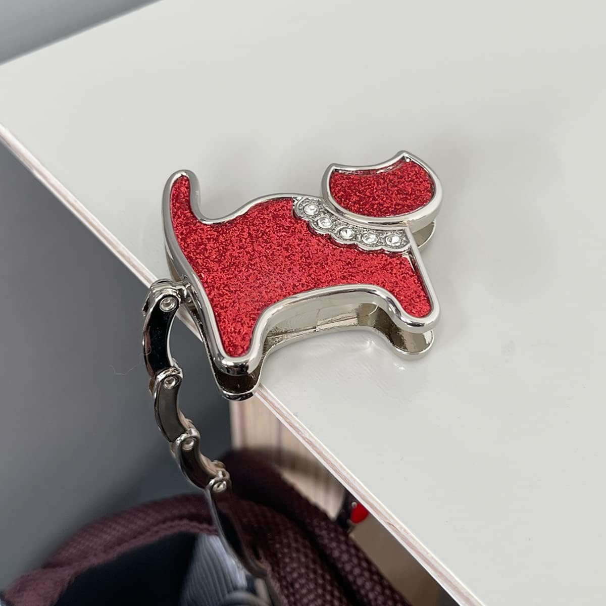 Wrapables Red Cat Purse Hook Hanger