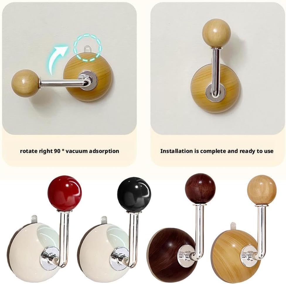 Suction Cup Hooks 4 Pack Multi-Purpose Universal Use