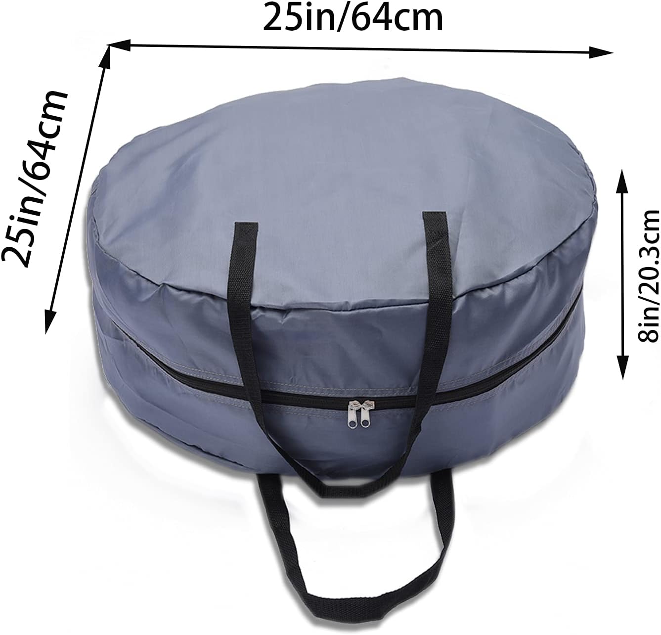 Keebgyy Heavy Duty Christmas Wreath Storage Bag 25In