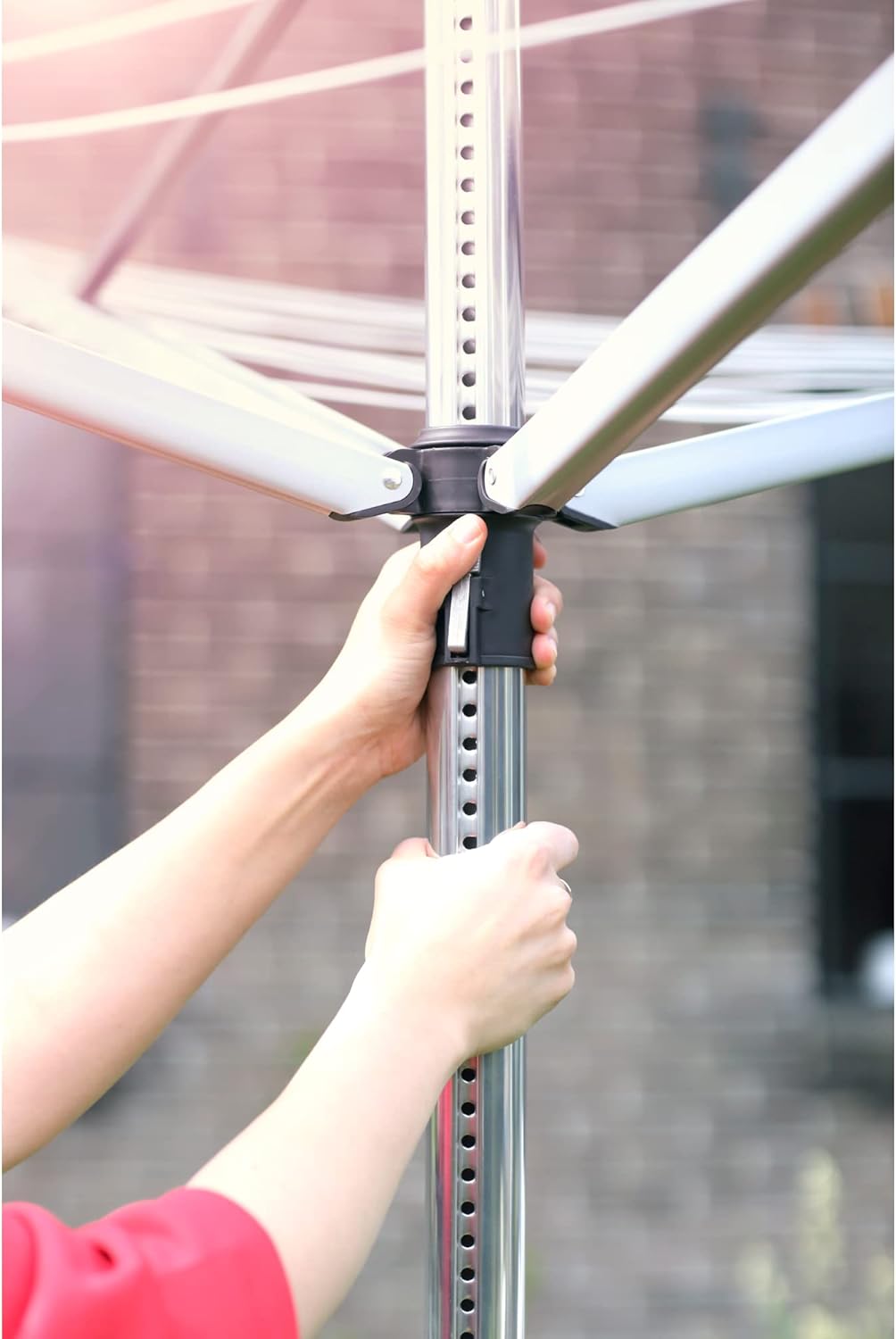 Brabantia Lift-O-Matic 4 Arm Clothesline Gray