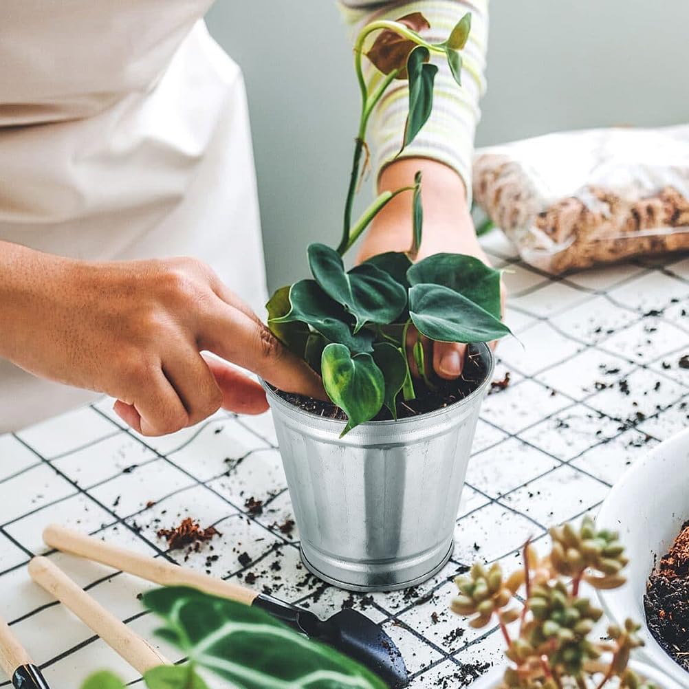 Jojofuny 9 Pcs Metal Mini Trash Can - Space-Saving Storage Bins with Lids