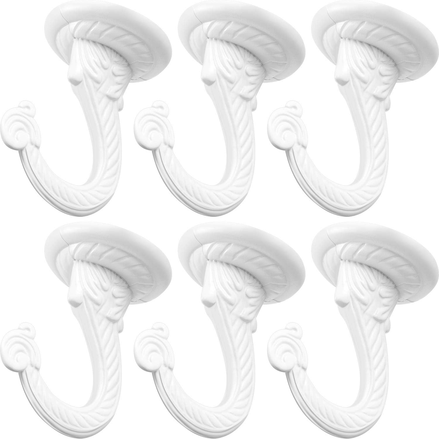 Hotop 6-Piece Ceiling Hooks Heavy Duty