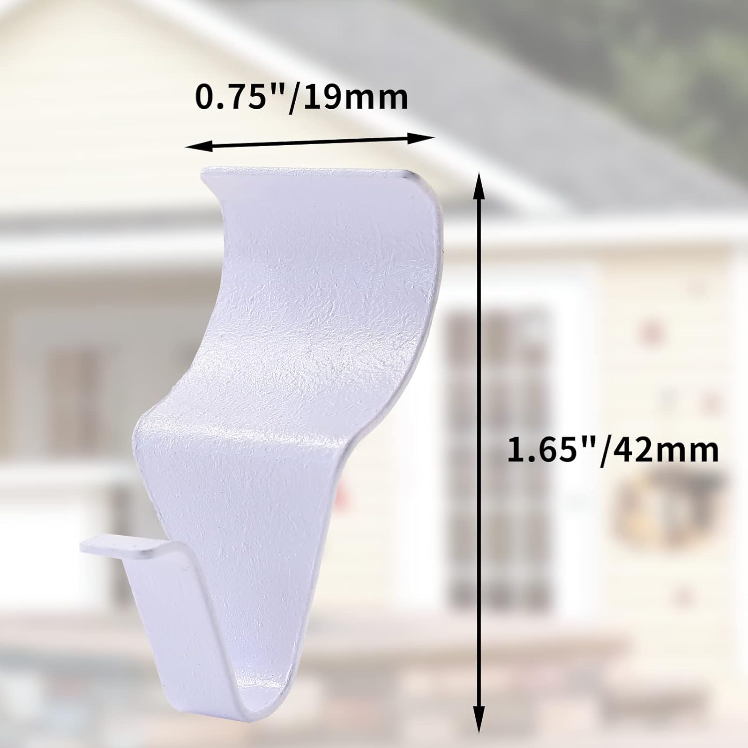 Biaungdo 24 Pcs Vinyl Hooks Heavy Duty Siding Clips