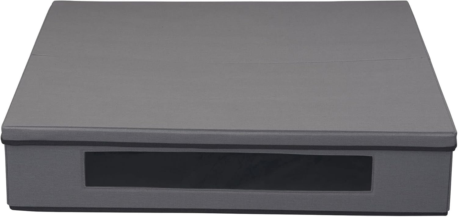 Household Essentials Gray Wreath Storage Container 30 Inch