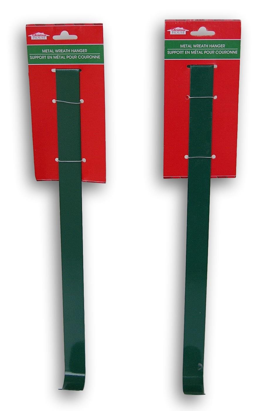 Christmas House Green Wreath Door Hook Set 2 Count