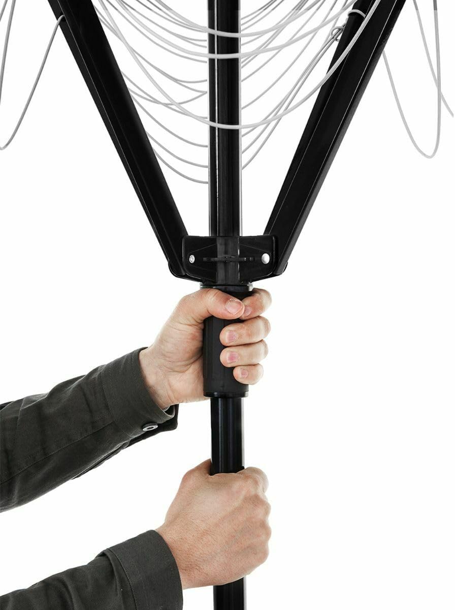 Nisorpa Outdoor Umbrella Drying Rack with 165 Feet Clothesline
