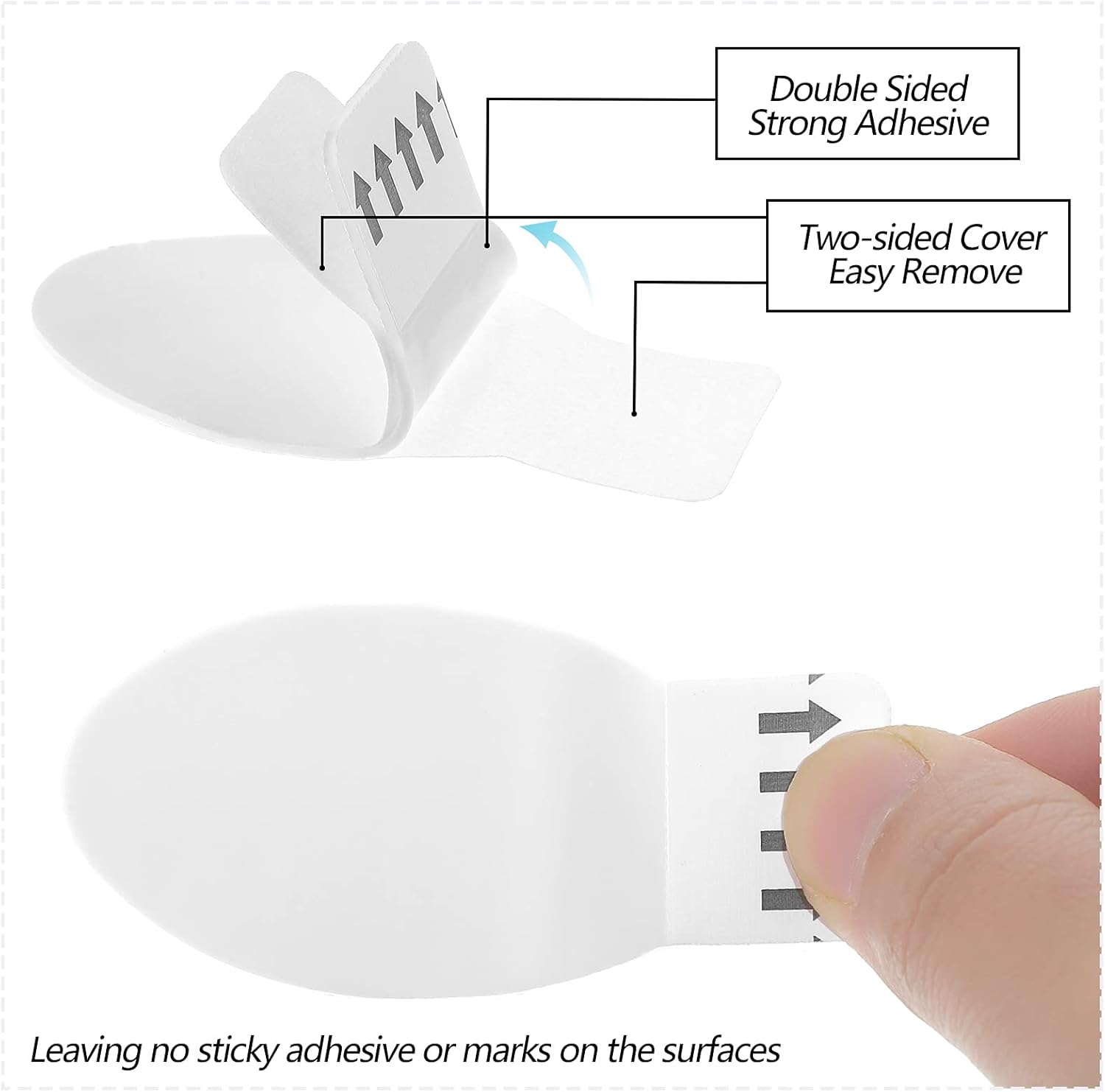 Blulu Clear Adhesive Hooks 12 Pieces Utility Waterproof Wall Hooks for Home Kitchen Bathroom Office