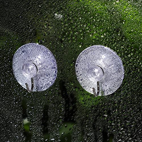 Mudder Suction Cup Hooks with Metal Hooks - 50 Pieces 45 mm