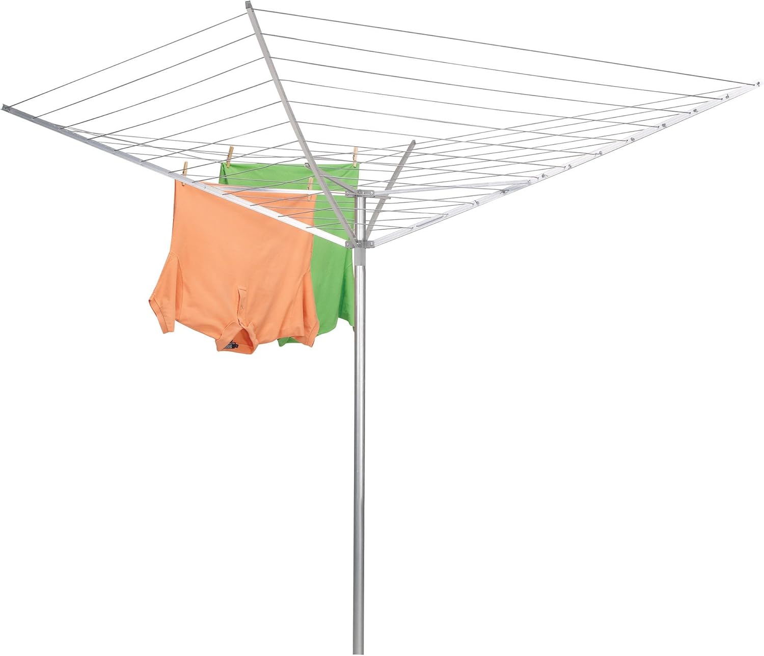 Household Essentials 17120-1 Rotary Outdoor Umbrella Drying Rack