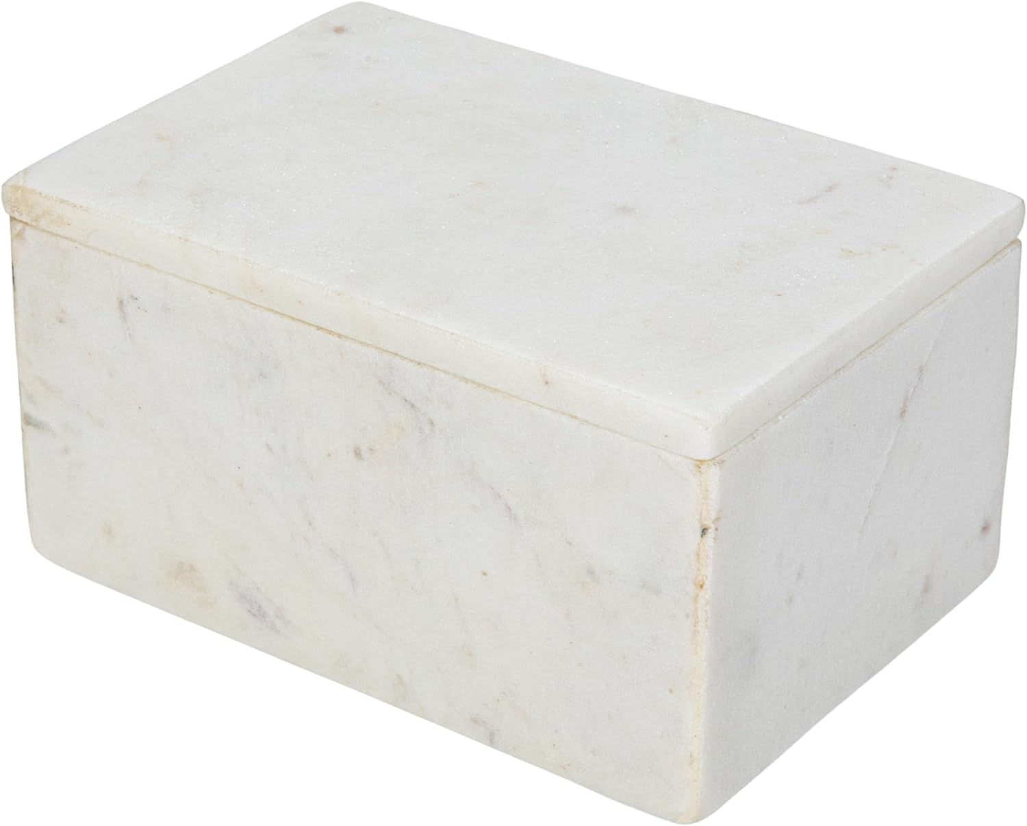 Bloomingville White Marble Box with Lid