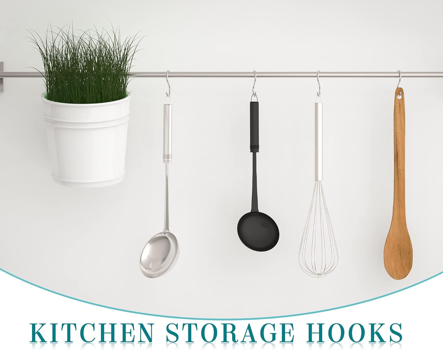 Sratte 120 Pcs Mini S Hook Set for Hanging