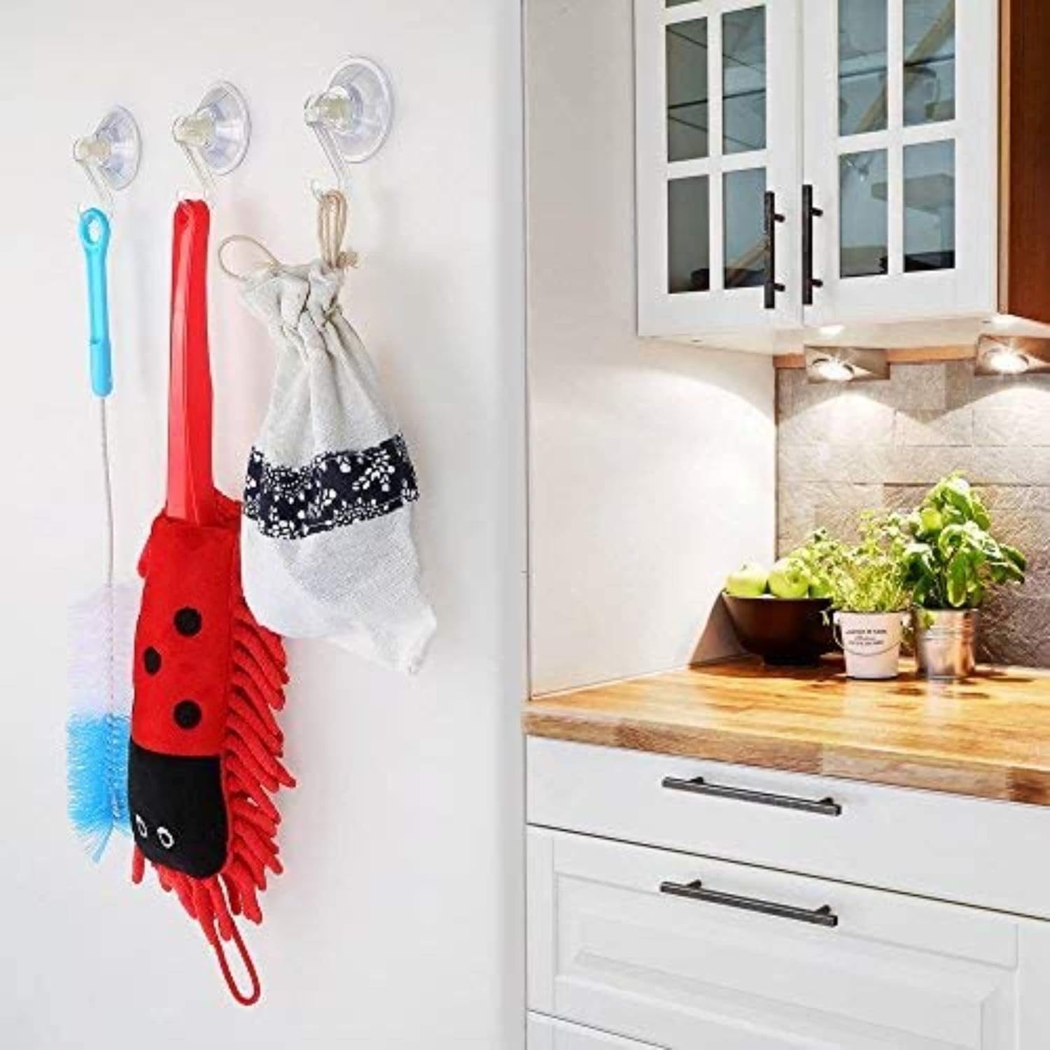 6 Pack Ultra Heavy Duty Suction Cup Hooks