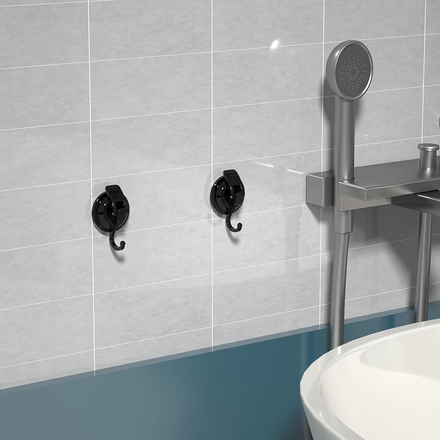 Heavy Duty Vacuum Suction Cup Hooks 2 Pack