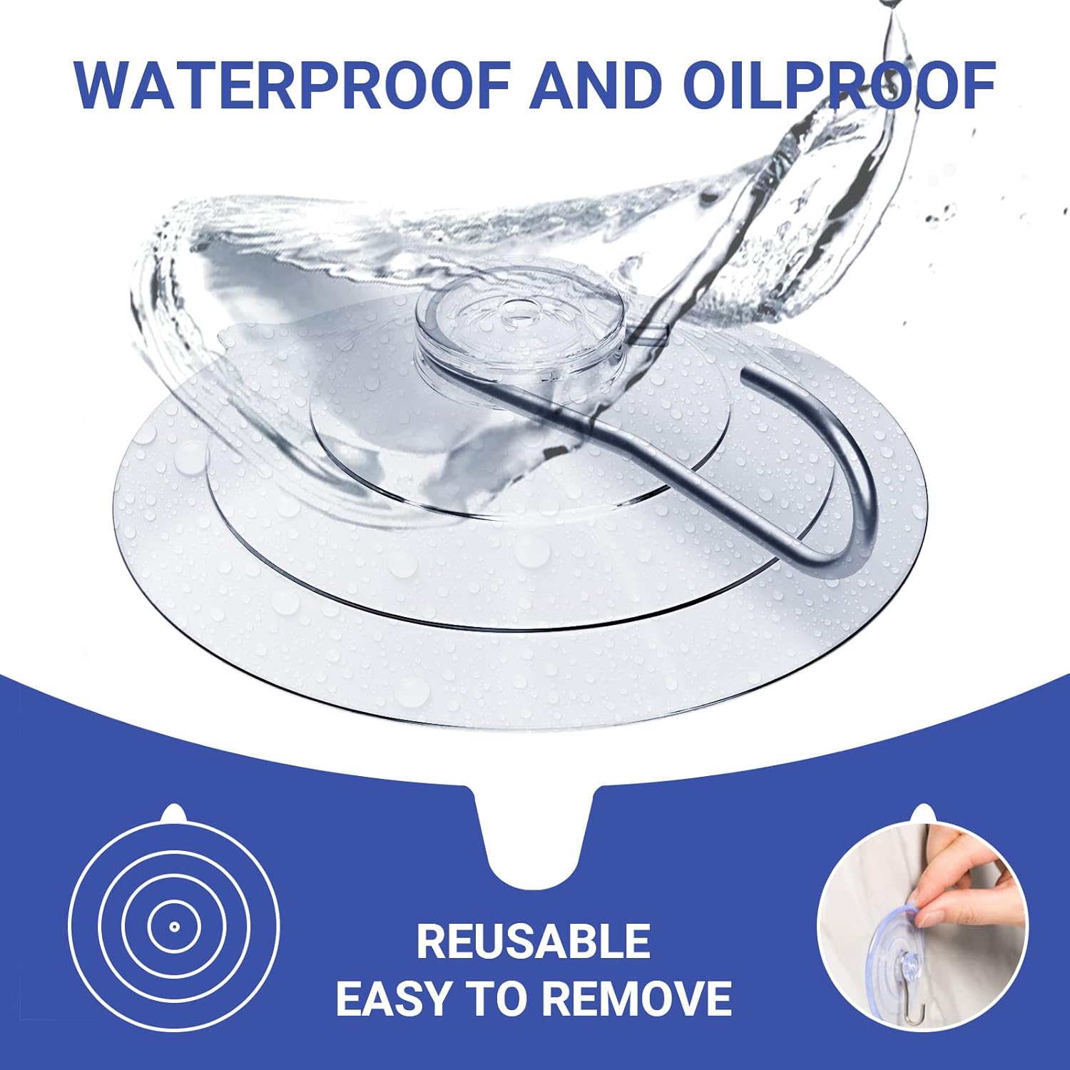 Aweshock Suction Hook Combo 14pcs - 4 Small 8 Medium 2 Large