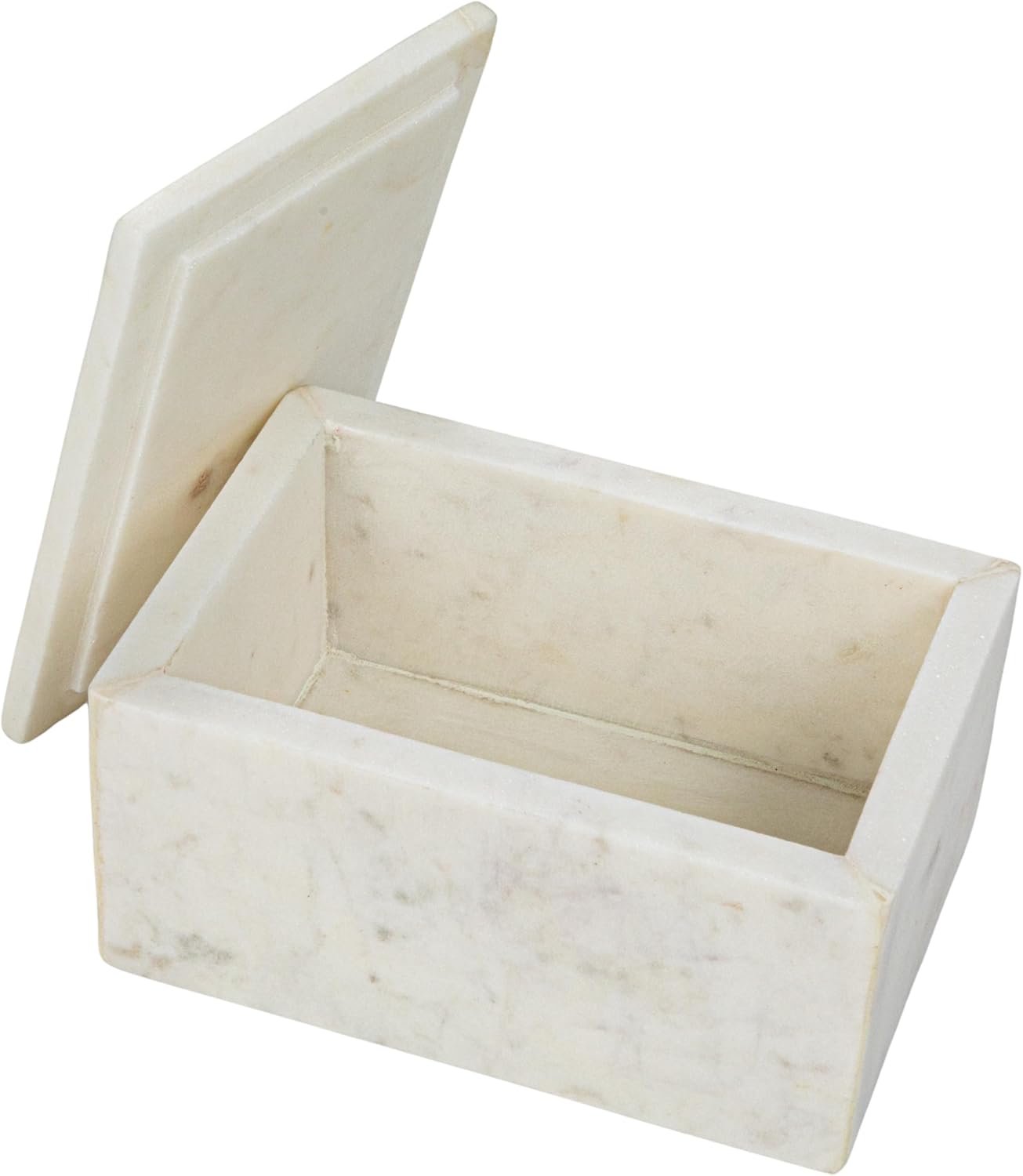 Bloomingville White Marble Box with Lid