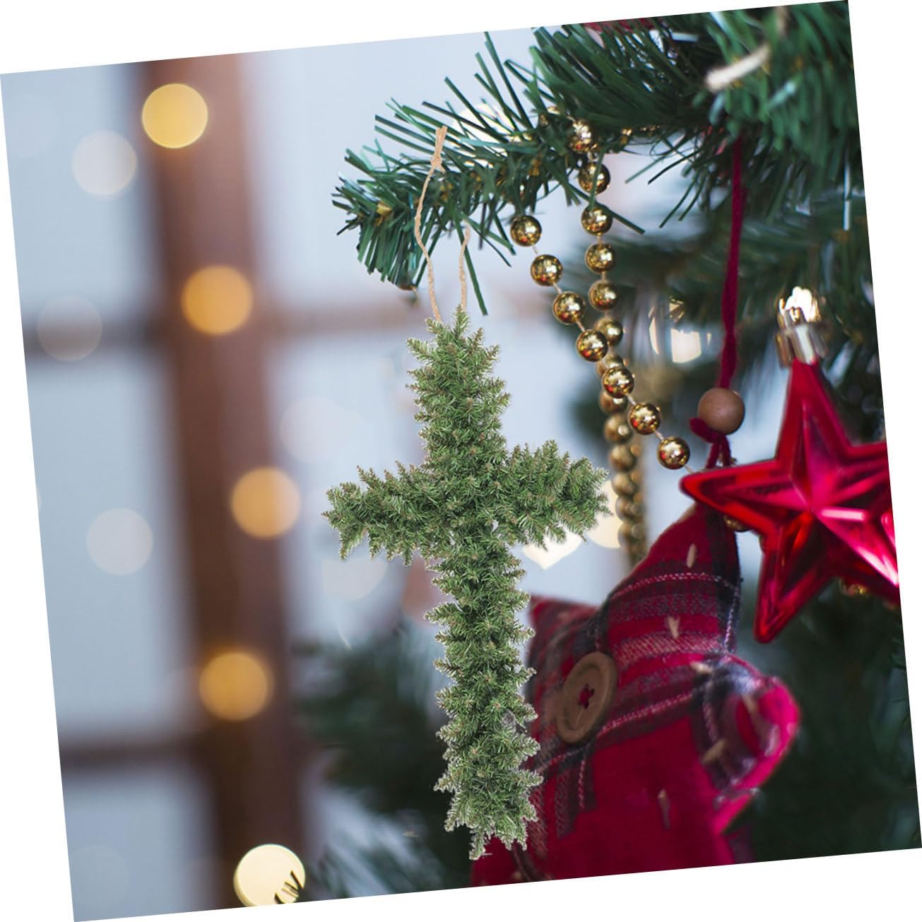 VINTORKY Wreath Frame Garland for Easter Christmas Decor