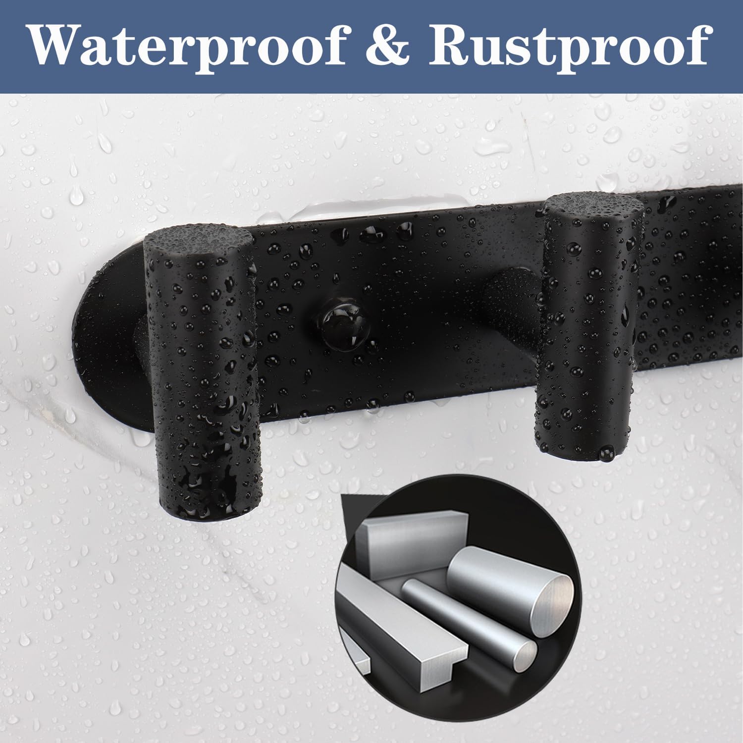 Vanloory Wall Mounted Coat Rack with 5 Hooks