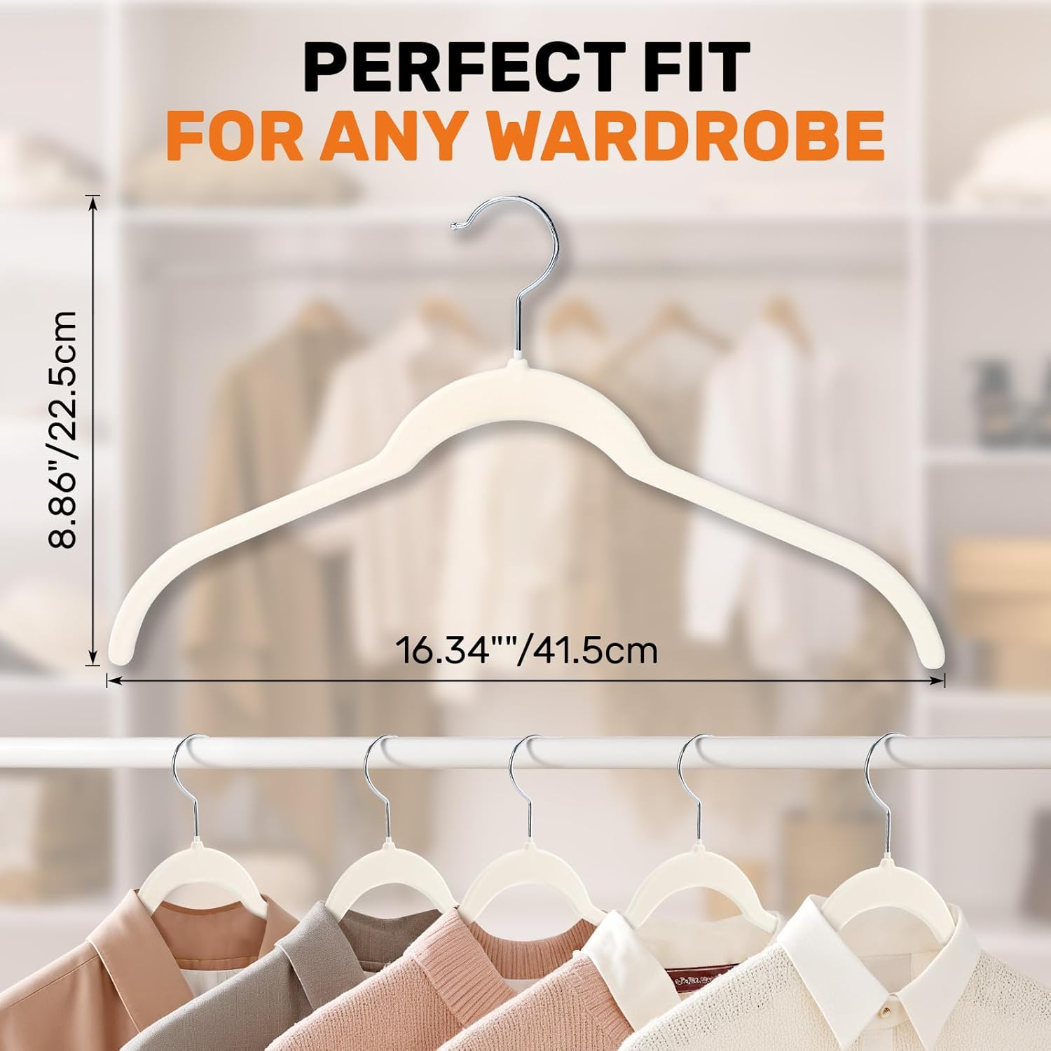 30 Pack Premium Velvet Shirt Hangers with Swivel Hook and Non-Slip Surface