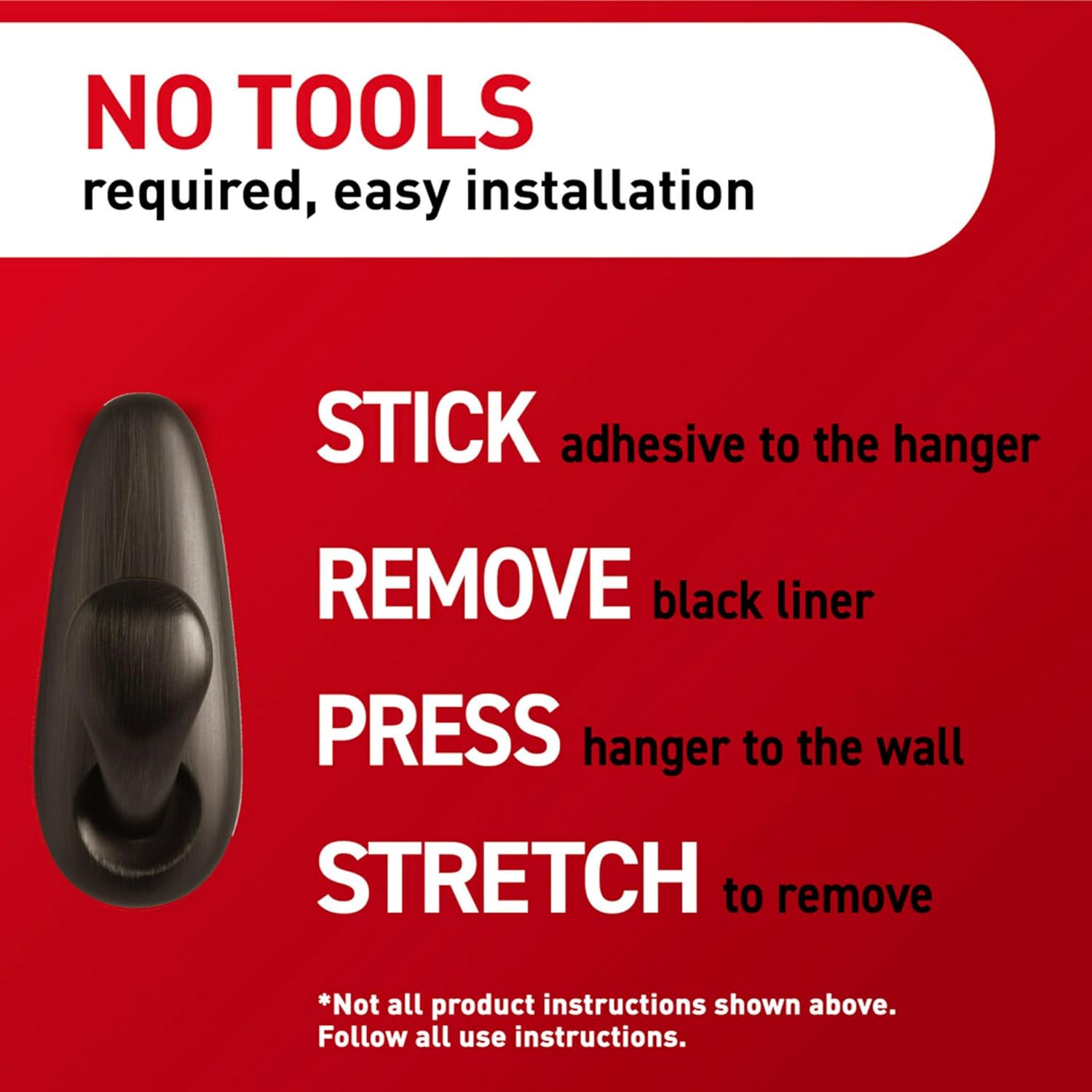 Command Medium Oil Rubbed Bronze Wall Hooks 2-Pack