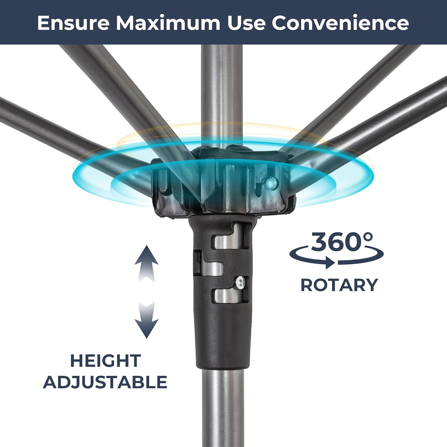 STO STO Heavy Duty Rotary Clothesline with Ground Spike