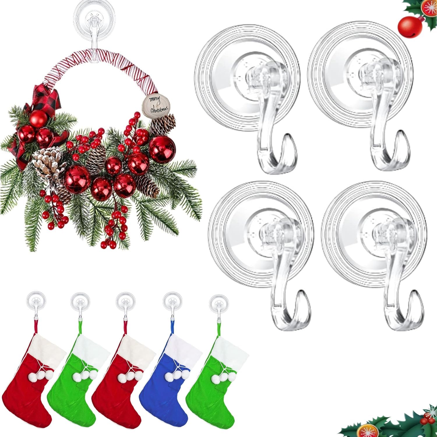 Big Size Suction Cup Hooks for Wreath Hanger