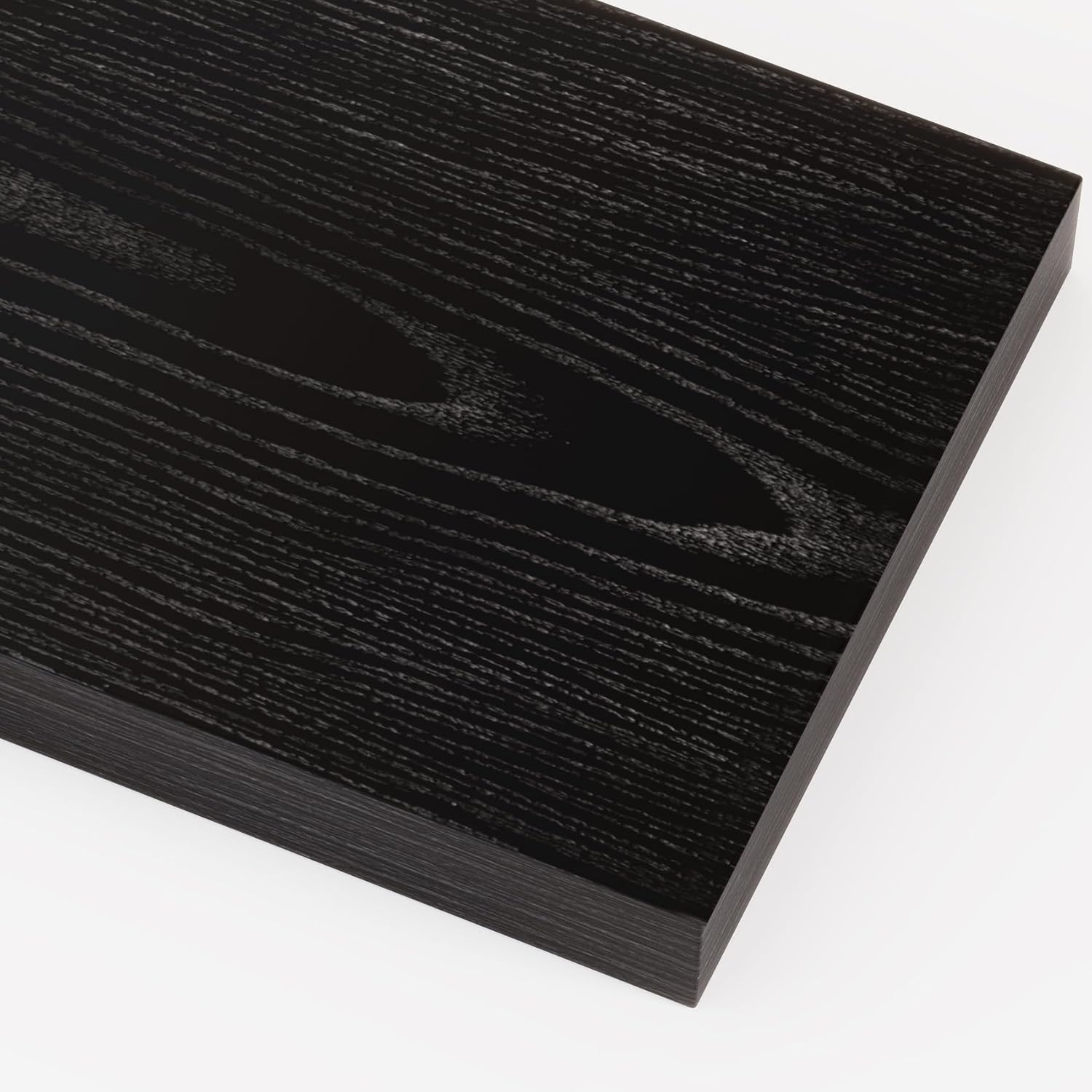 12 Inch Deep Floating Shelves 2Pack Black