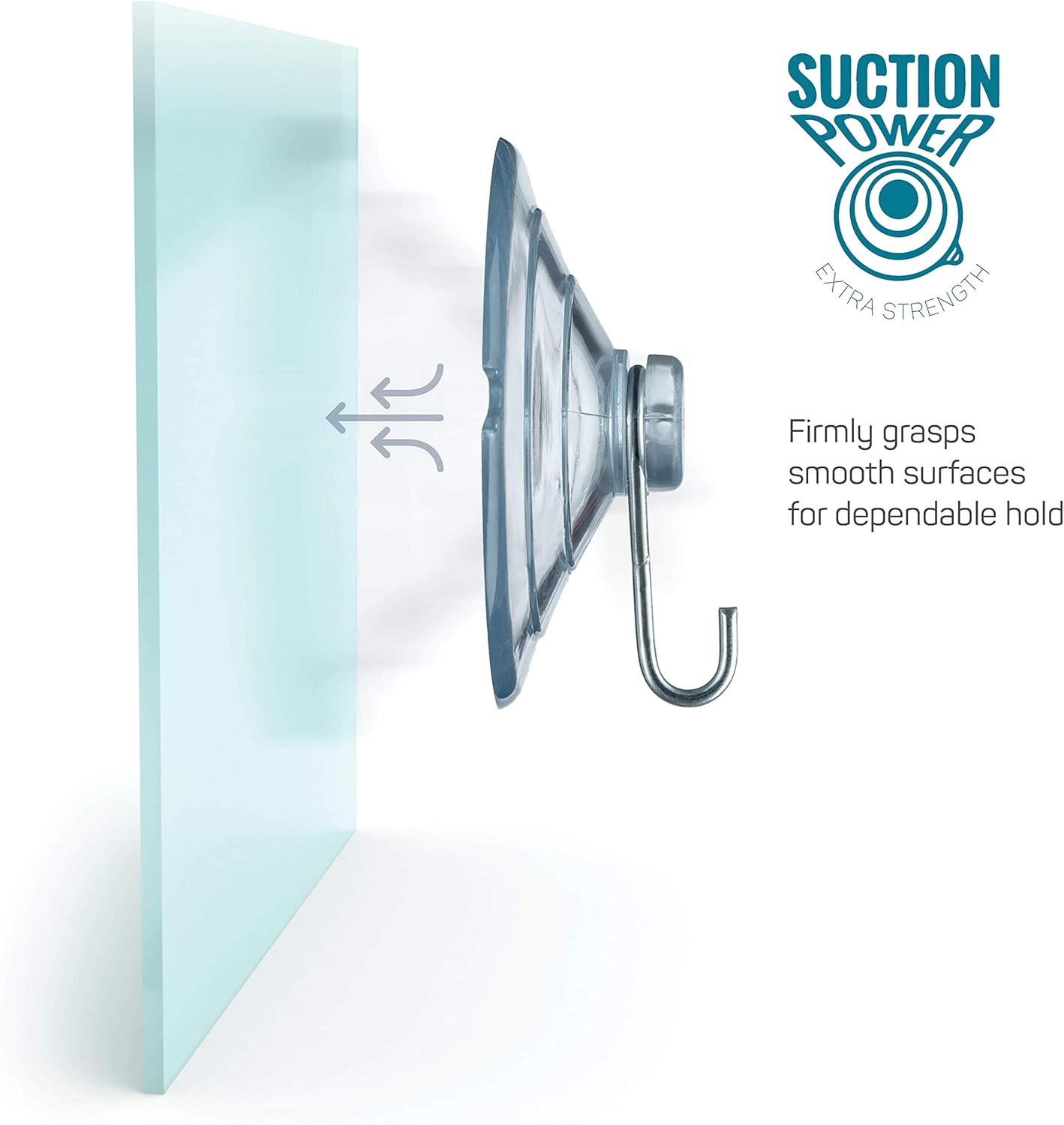 SEWANTA All-Purpose Suction Cup Hooks 10 Pack Combo Set