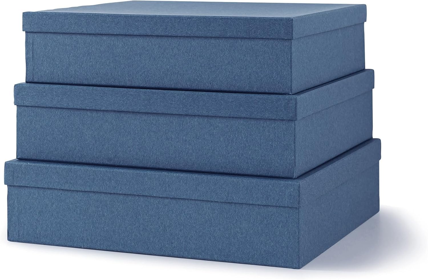 Soul Lane Decorative Storage Boxes Set Navy Blue
