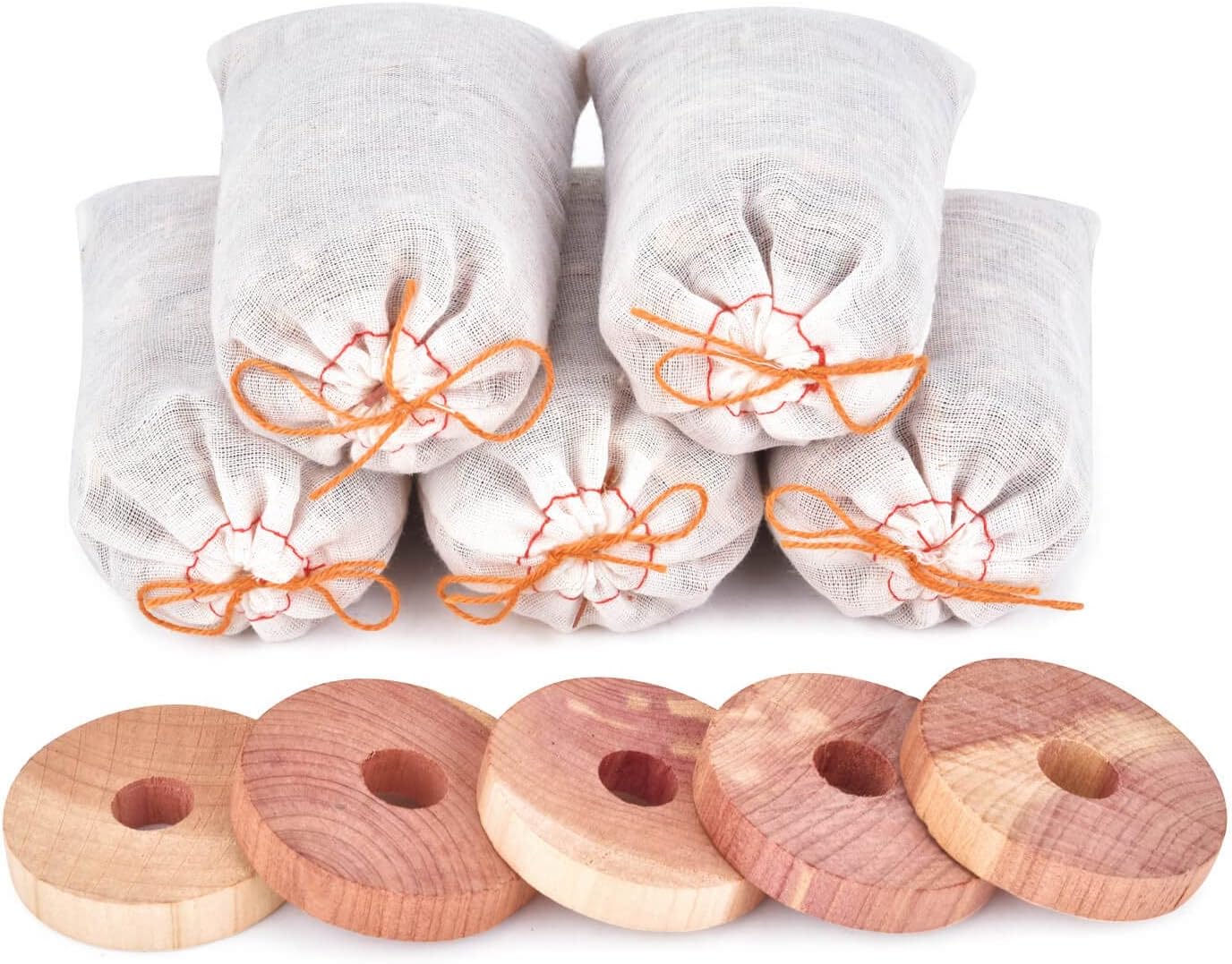 Homode Cedar Blocks for Clothes Storage Set of 10