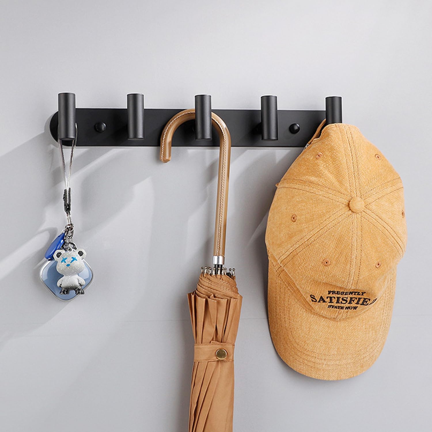 Vanloory Wall Mounted Coat Rack with 5 Hooks